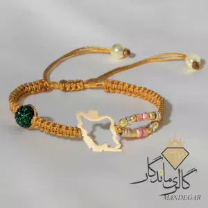 دستبند طلا مهره ای ایران