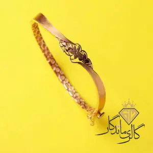دستبند النگویی طلا مدل گل