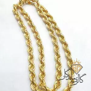 زنجیر طلا طنابی 