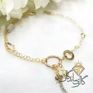 دستبند دخترانه طلا زنجیری 