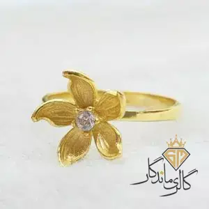 انگشتر طلا گل زنبق