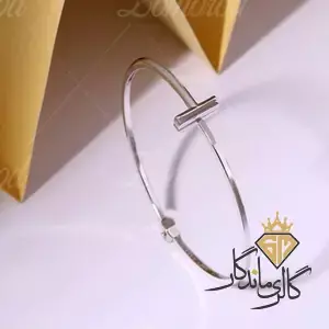 دستبند طلا تیفانی سفید ظریف