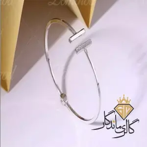 دستبند طلا تیفانی سفید النگویی