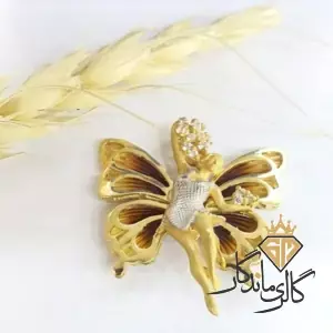 پلاک طلا پروانه فرشته