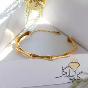 دستبند طلا بنگل زرد 